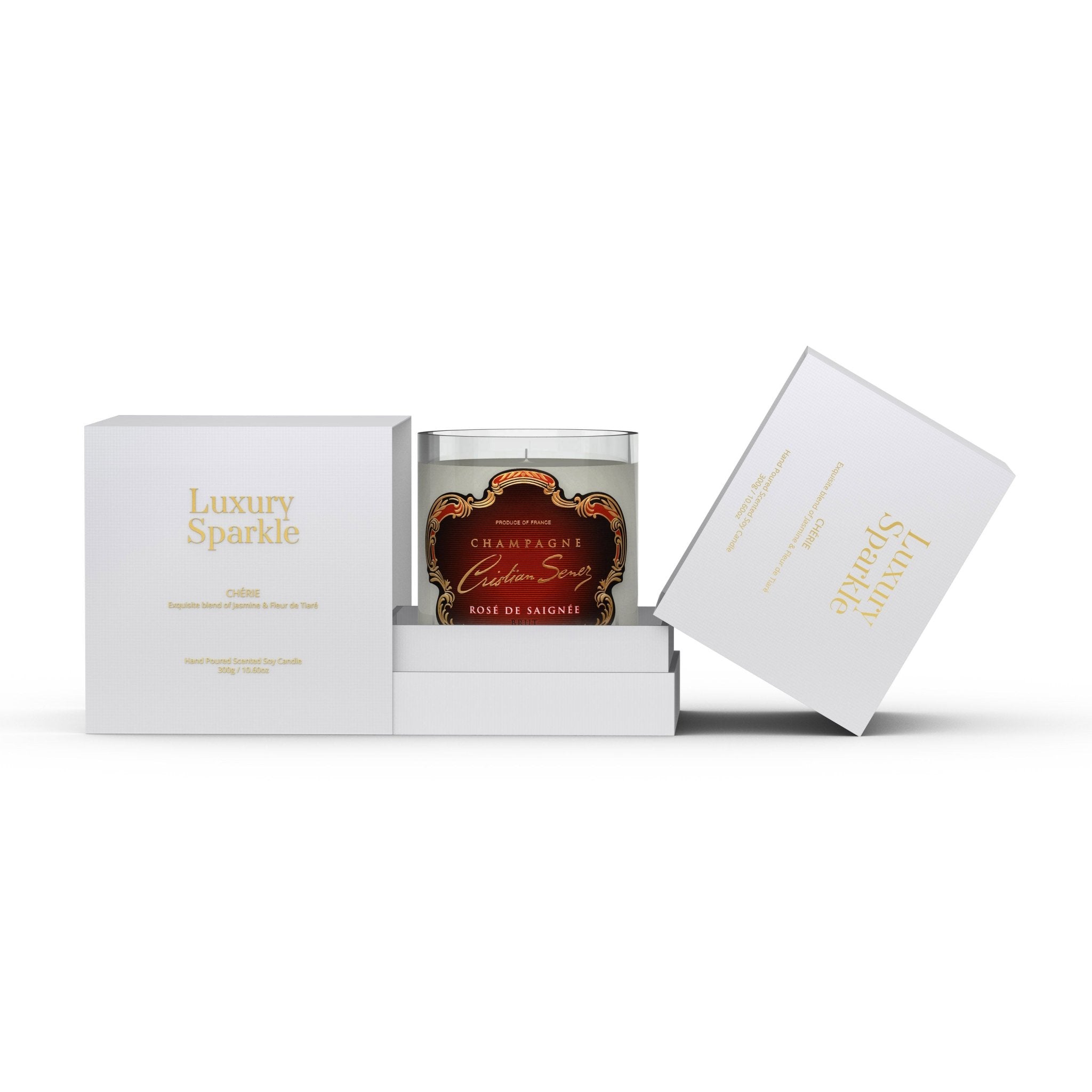 Cristian Senez Brut Rosé Luxury Scented Candle - Boutique Wine and Champagne