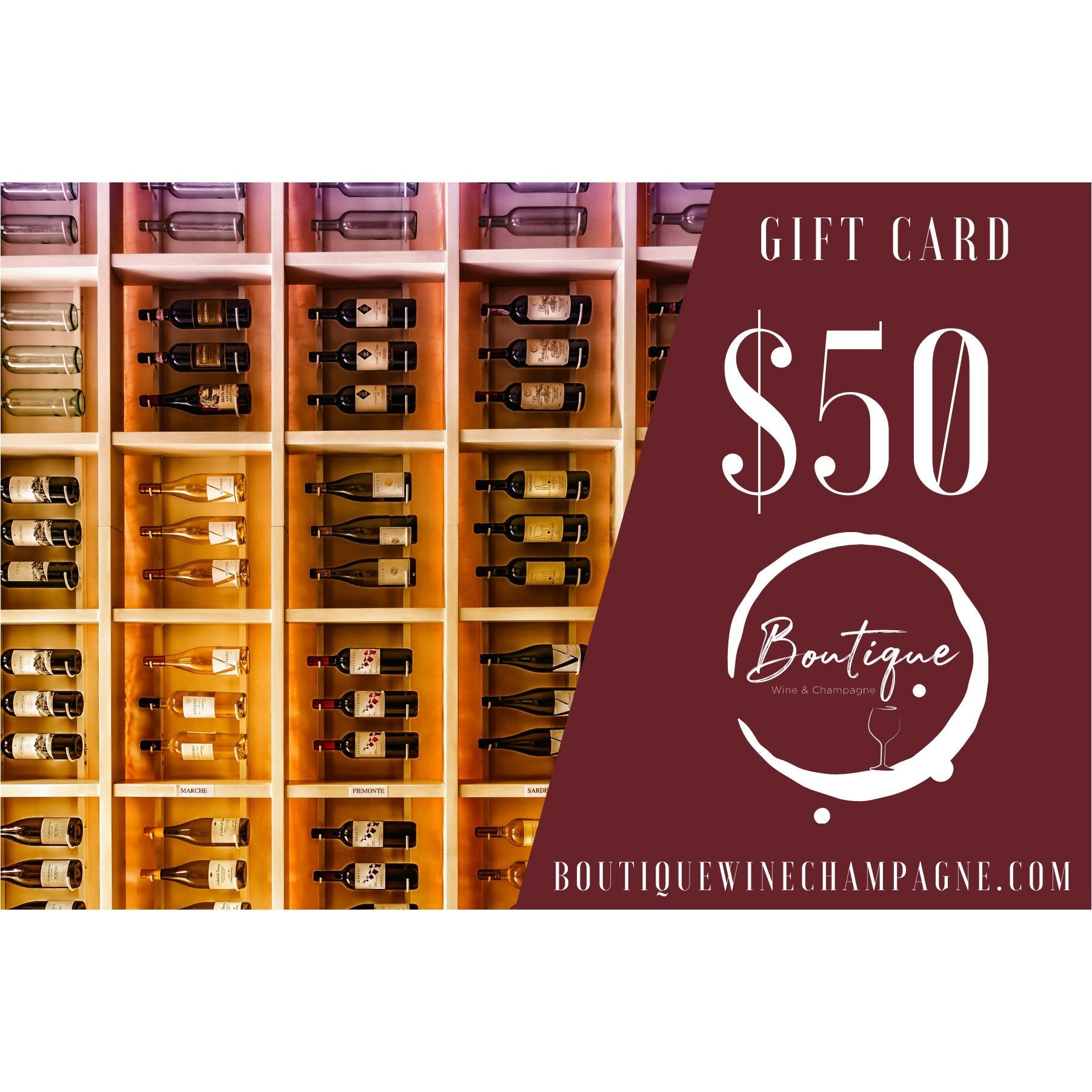 $50 Gift Card - Boutique Wine and Champagne