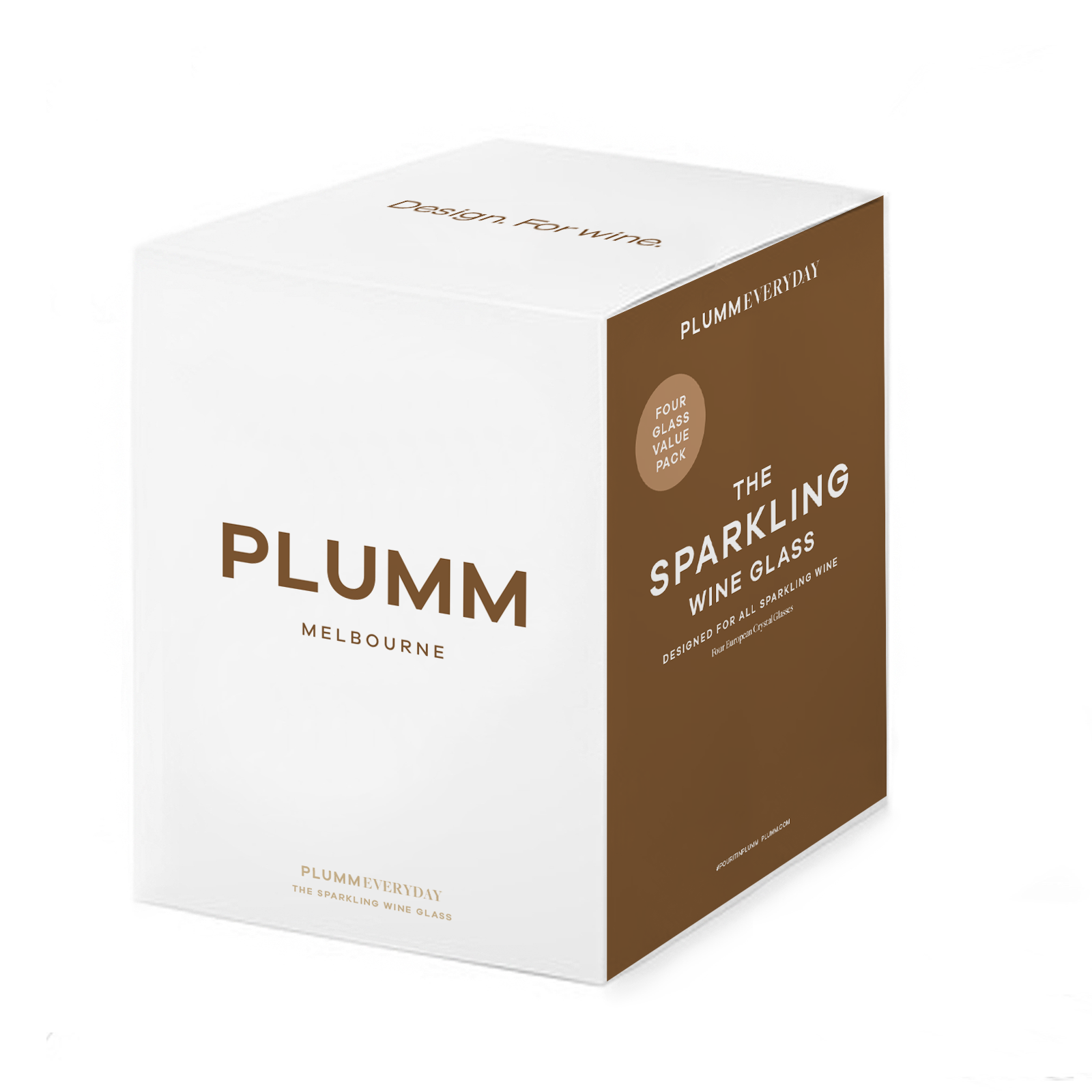 PLUMM EVERYDAY 闪亮玻璃杯 -4 件套