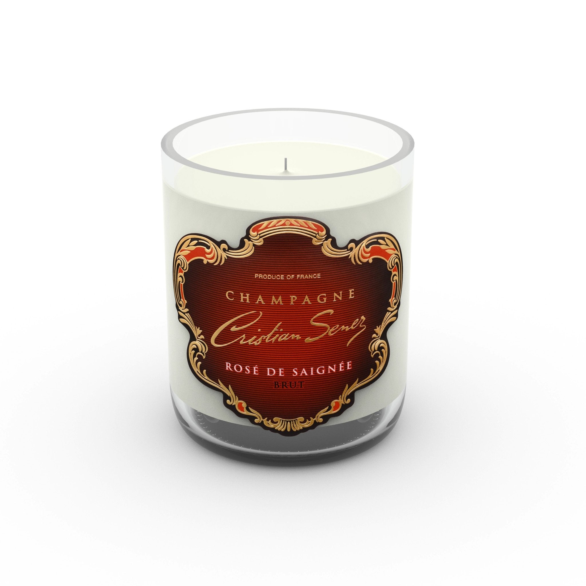 Cristian Senez Brut Rosé Luxury Scented Candle - Boutique Wine and Champagne